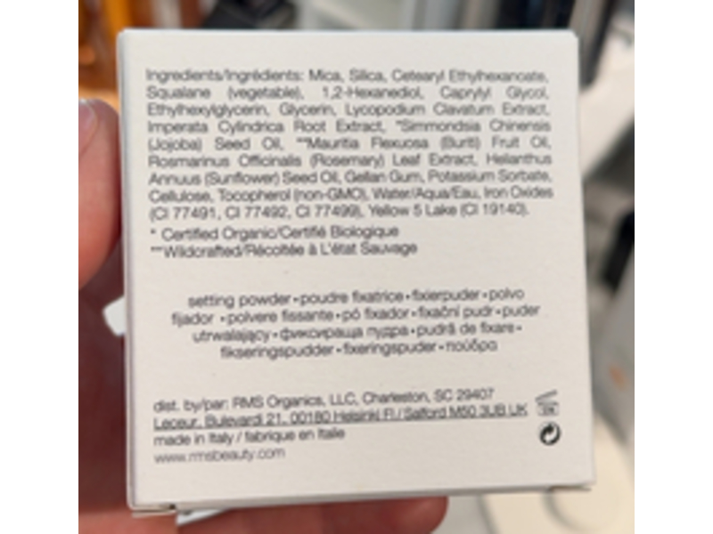 RMS Beauty Hydra Setting Powder, Sheer Light, 0.35 oz/10 g