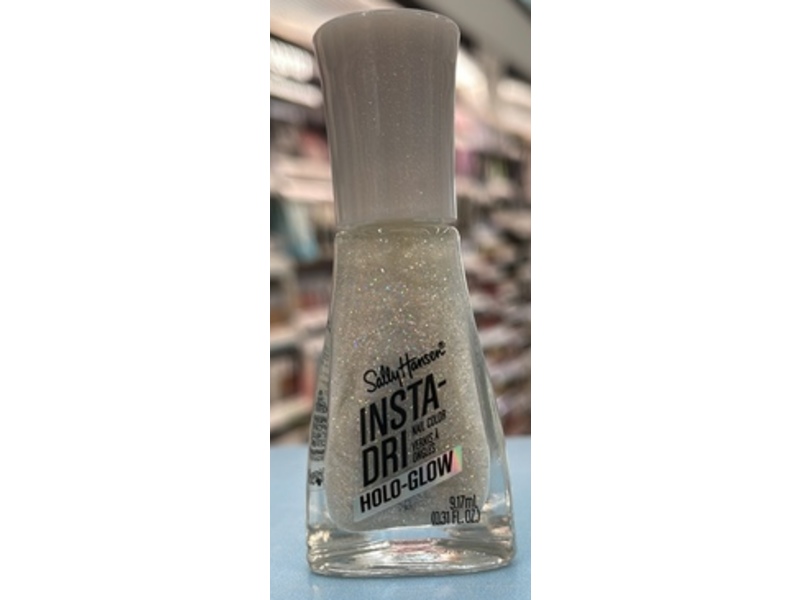 Sally Hansen Insta-Dri Holo-Glow Nail Color, 101 Shine Bright, 0.31 fl oz/9.17 mL