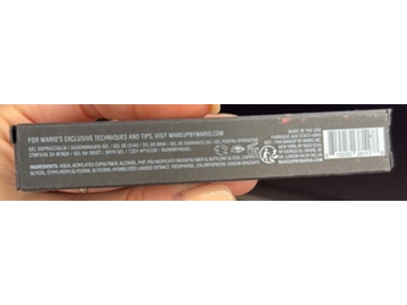 Makeup By Mario Master Hold Brow Gel, Clear, 0.10 fl oz/3 mL