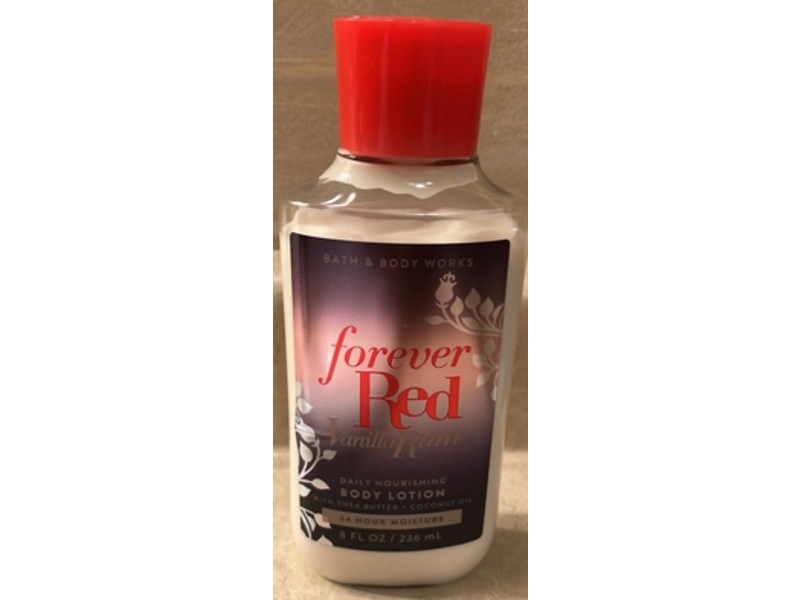 Bath & Body Works Daily Nourishing Body Lotion, Forever Red Vanilla Rum, 8 fl oz/236 mL