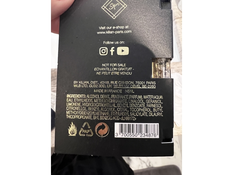 Kilian Eau De Parfum, Can't Stop Loving You, 0.05 fl oz/1.5 mL