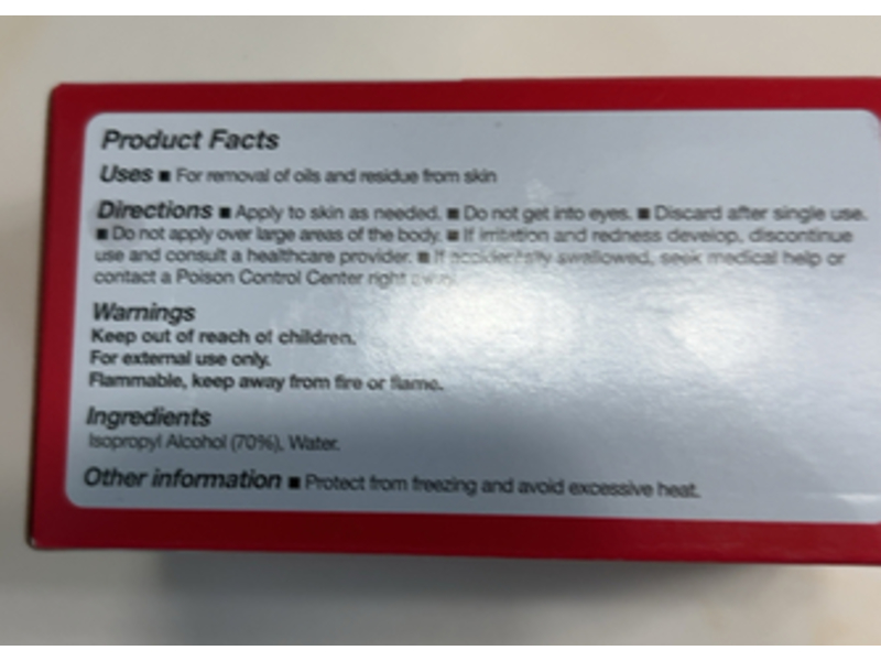 Equate Sterile Alcohol Prep Pads, 100 Count