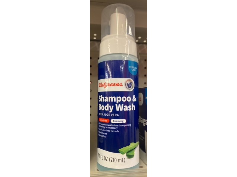 Walgreens Foaming Shampoo & Body Wash, 7.1 fl oz/210 mL