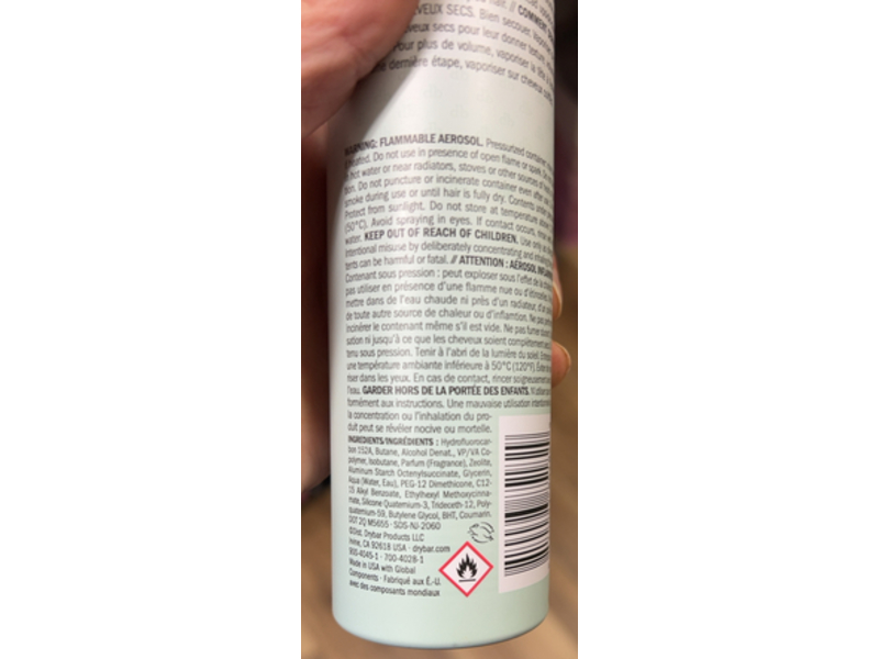 Drybar Triple Sec 3-In-1 Finishing Spray, Blanc Scent, 4.3 oz/118 g