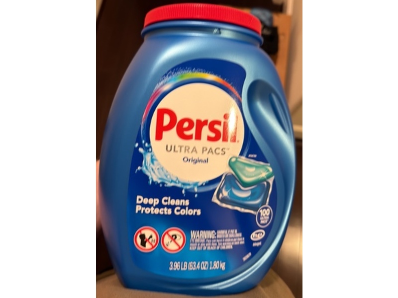 Persil Original Ultra Pacs, 63.4 oz/1.80 kg, 100 Count