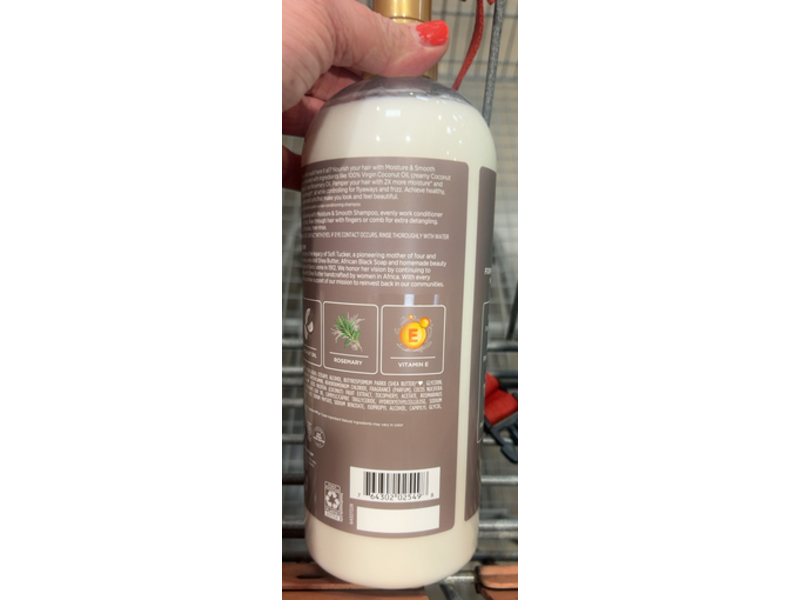 Shea Moisture Moisture & Smooth Conditioner, Rosemary & Vitamin E, 34 fl oz/1L