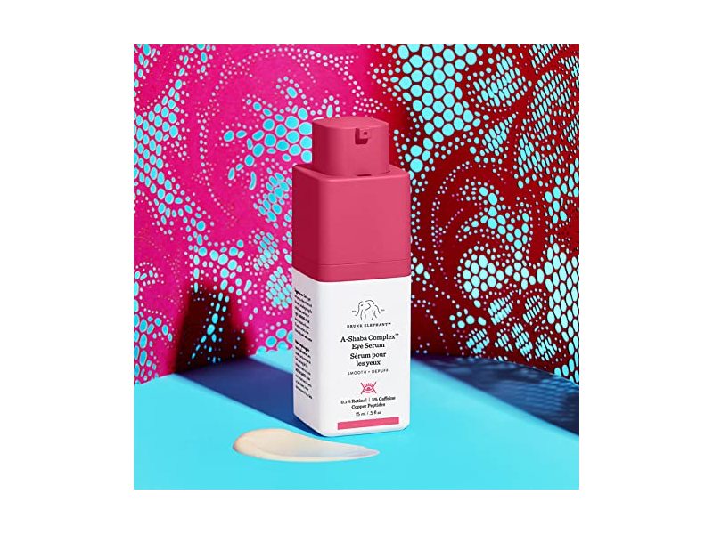 Drunk Elephant A-Shaba Complex Eye Serum - Anti Aging Wrinkle Serum for Dark Circles (15 mL / 0.5 Fl Oz)