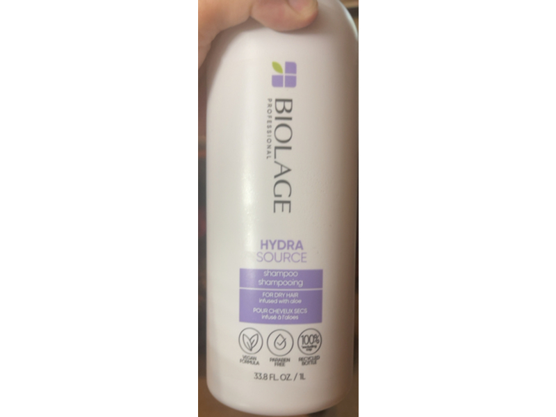 Biolage Hydra Source Shampoo, Aloe, 33.8 fl oz/1 L