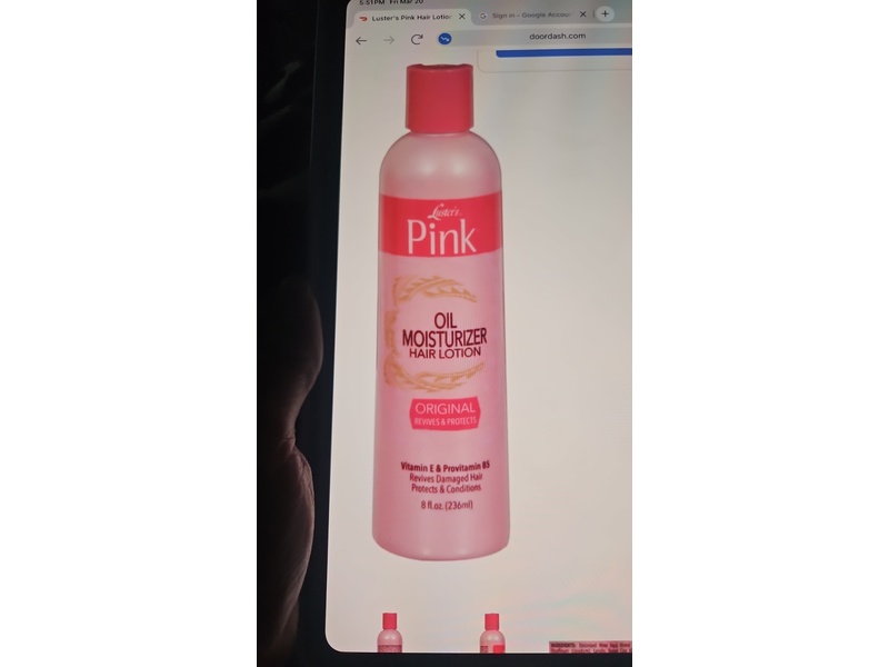 Luster's Pink Oil Moisturizer Hair Lotion, Original, 8 fl oz/236 mL