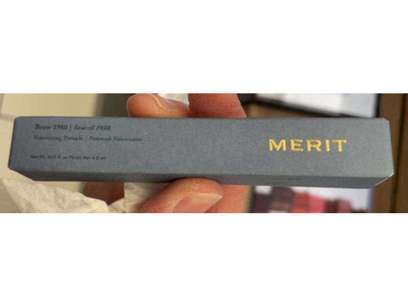 Merit Beauty 1980 Volumizing Pomade, Light Brown, 0.15 fl oz/4.5 mL
