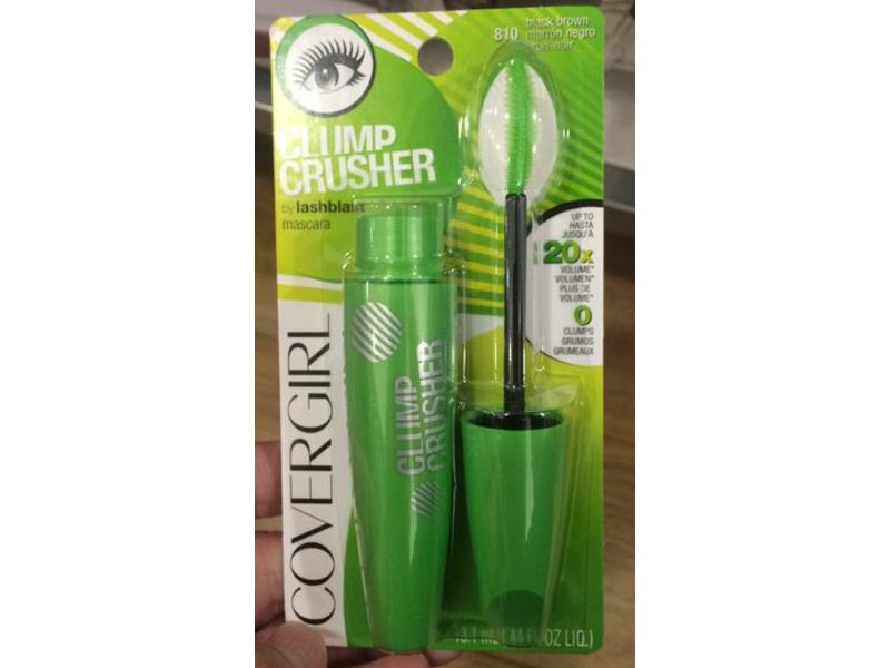 CoverGirl Clump Crusher Mascara, Black Brown 810, 0.44 fl oz/13.1 mL