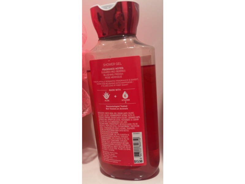Bath & Body Works Gingham Love Shower Gel, Aloe + Vitamin E, 10 fl oz/295 mL