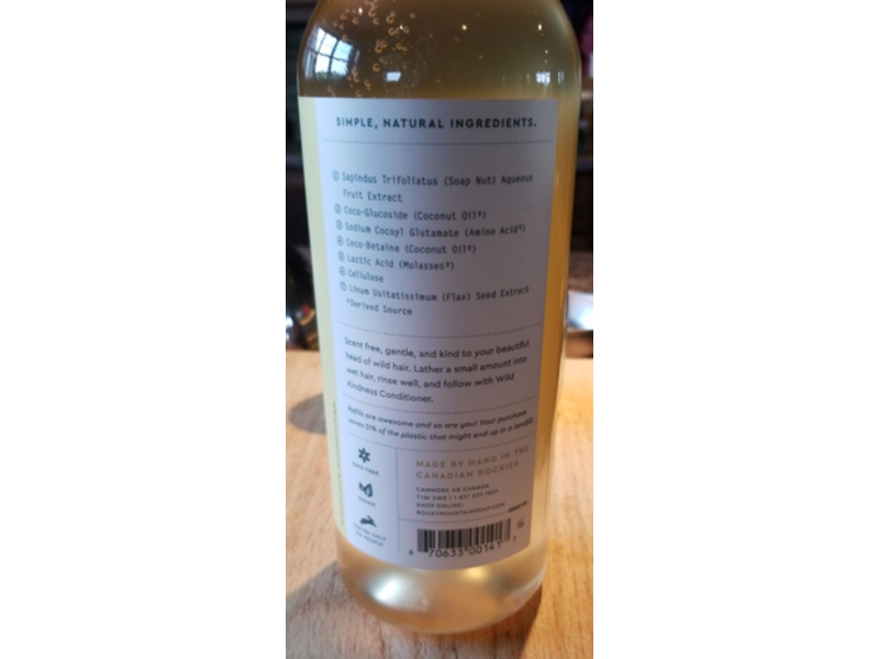 Rocky Wild Kindness Shampoo, Scent Free, 1 L