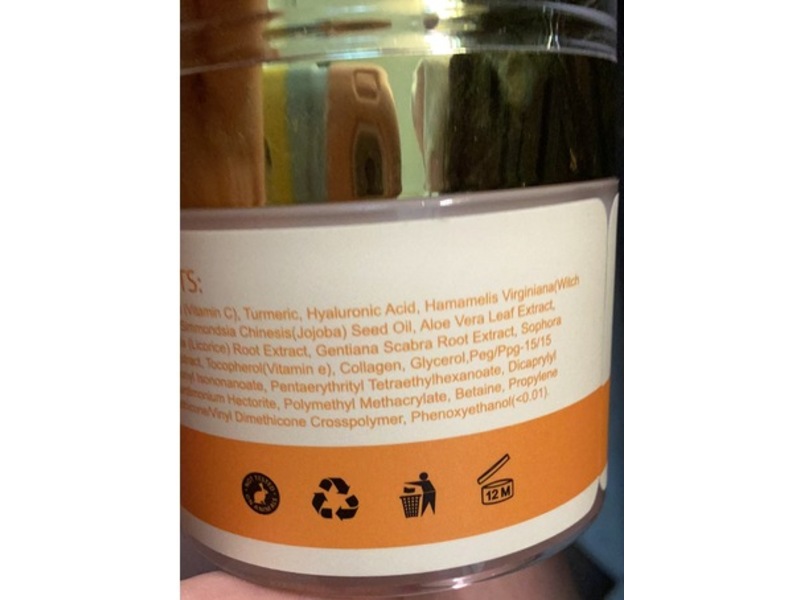 Dermaxgen Turmeric + Vitamin c Cream, 1.7 fl oz/50 mL