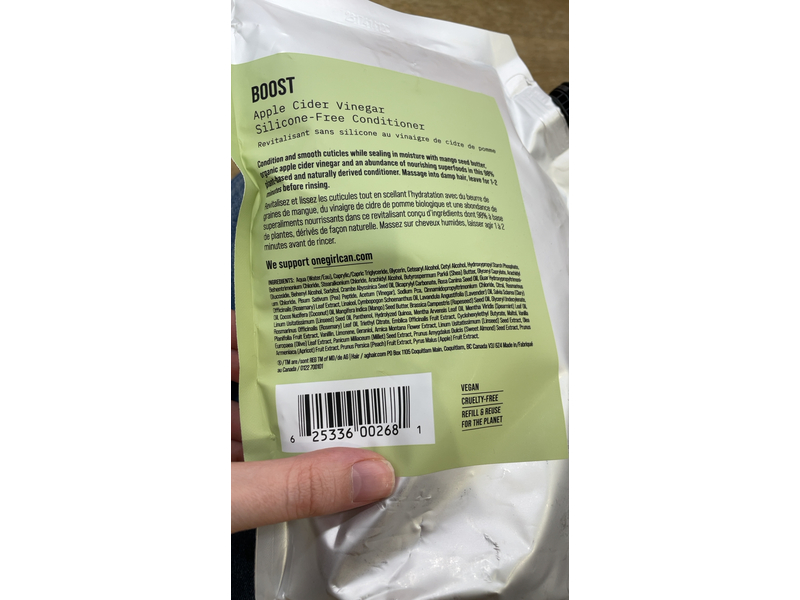 Ag Hair Care Boost Conditioner, Organic Apple Cider Vinegar, 1000 mL