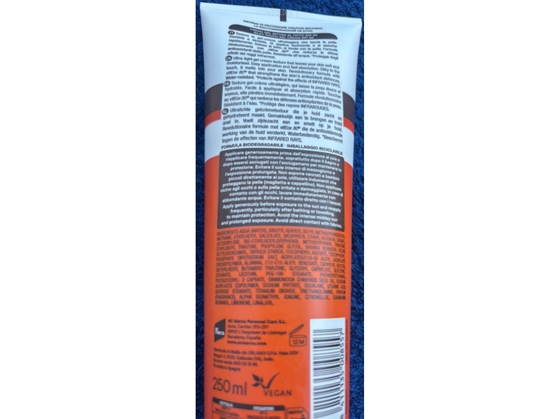 Ecran Sunnique Protective Gel Cream, SPF 50, 250 mL