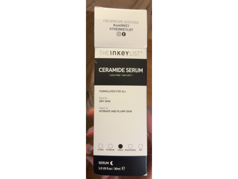 The Inkey List Ceramide Serum, 1.0 fl oz/30 mL