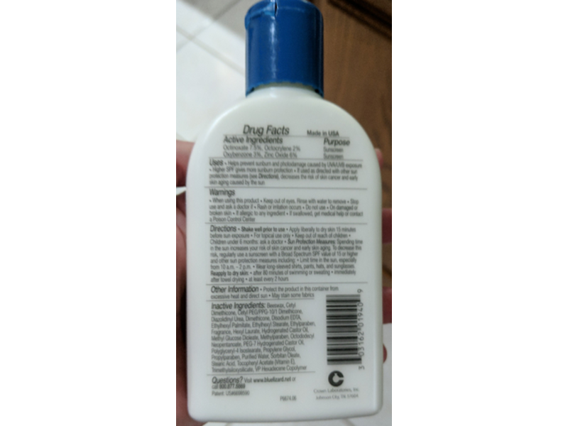 Blue Lizard Sport Original Mineral-Based Sunscreen, SPF 30+, 5 fl oz/148 ml