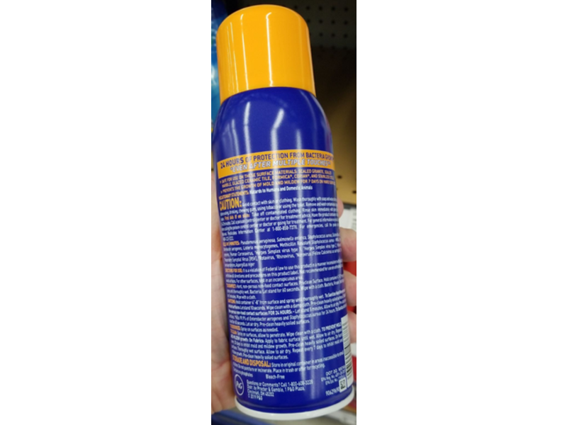 Microban 24 Hour Sanitizing Spray, Citrus Scent, 12.5 oz