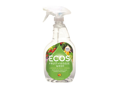 Ecos Fruit + Veggie Wash, 22 fl oz/650 mL