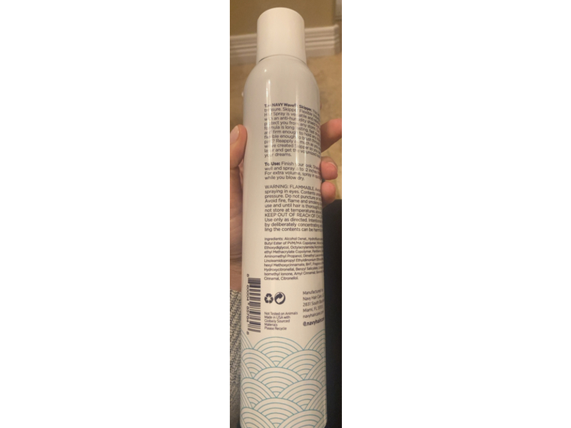 Navy Hair Care Skipper Flexible Volumizing Hair Spray, 10 oz/284 g