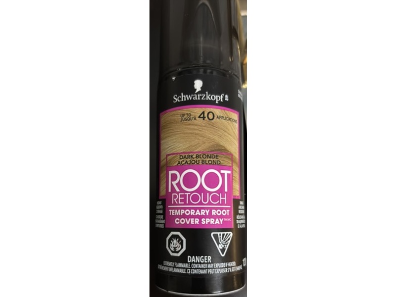 Schwarzkopf Root Retouch Temporary Root Cover Spray, Dark Blonde, 120 g