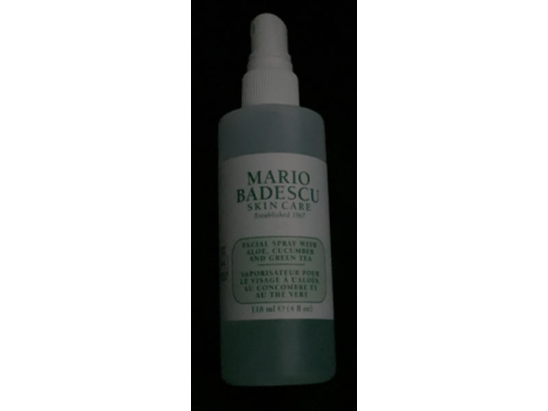 Mario Badescu Skin Care Facial Spray, Aloe + Cucumber & Green Tea, 4 fl oz/118 mL