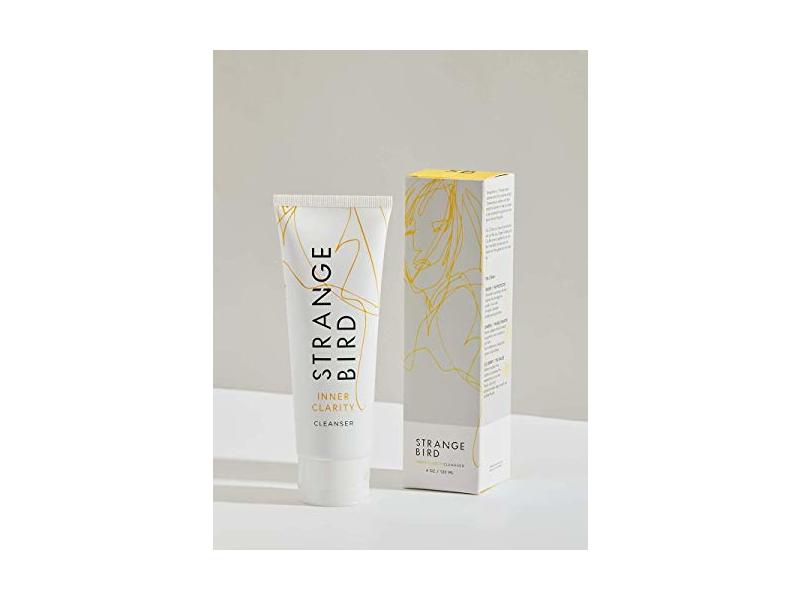 Strange Bird Natural Inner Clarity Cleanser + Mask + Exfoliator, 4 oz/120 mL