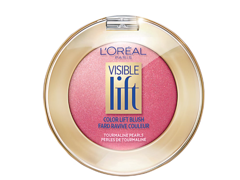 L'Oreal Paris Visible Lift Color Lift Blush, 703 Pink Lift, 0.14 oz/4 g