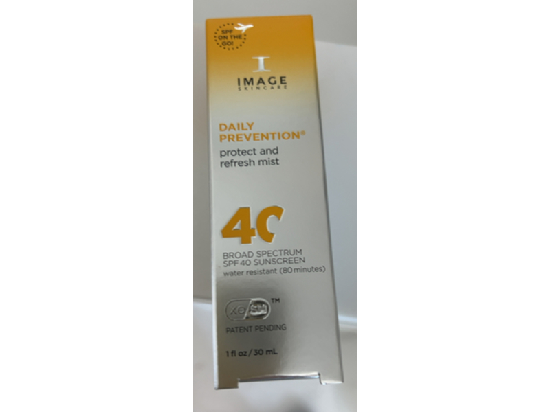 Image Skincare Daily Prevention Sunscreen Protect & Refresh Mist, SPF 40, 1 fl oz/30 mL