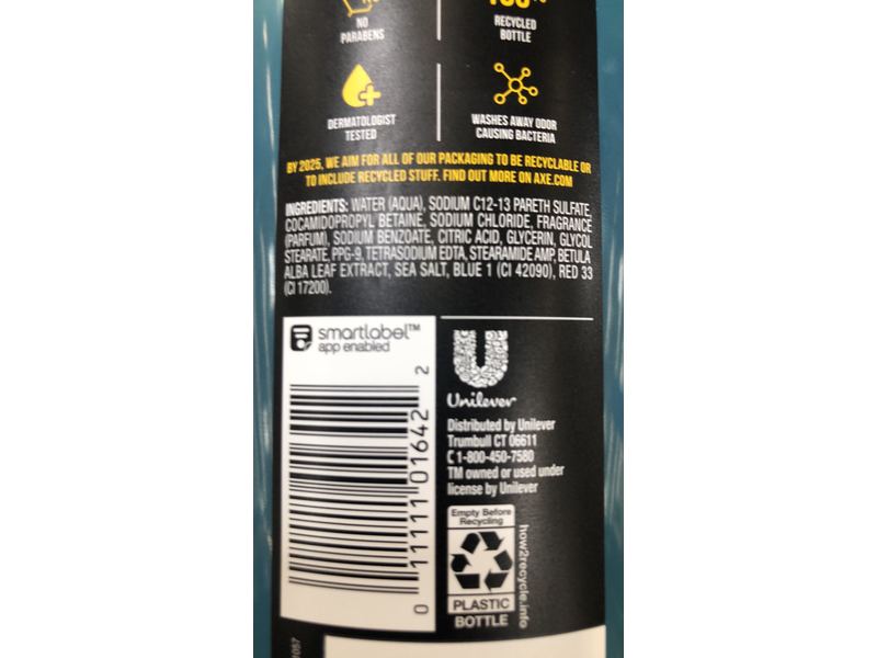 Axe Smooth Skin Insta Hydrate Body Wash with Birch Water & Sea Minerals, 16 fl oz/473 mL