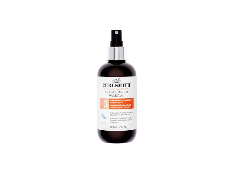 Curlsmith Moisture Memory Release Weightless Leave-In Conditioner, Step 3, 8 fl oz/237 mL