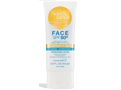 Bondi Sands Face Sunscreen Lotion, Spf 50+, 2.53 fl oz/75 mL