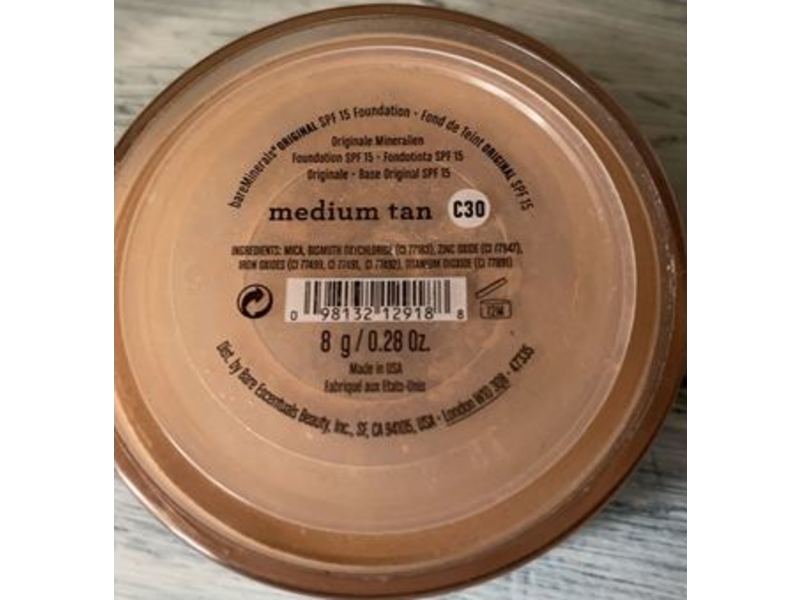 BareMinerals Original Foundation, Medium Tan, SPF 15, 0.28 oz/8 g