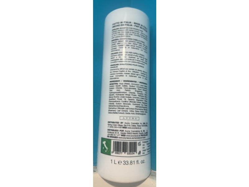 Avyna Shampoo Abbondanza, 33.8 fl oz/1 L
