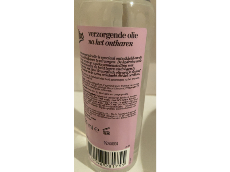 Etos Caring Oil After Hair Removal, 150 mL