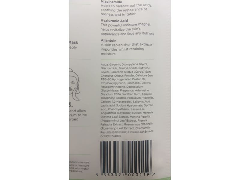 ZitSticka Press Refresh Soothing Mask, 1 Count