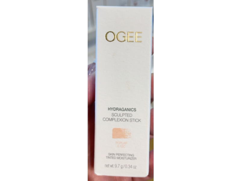 Ogee Sculpted Complexion Stick Tinted Moisturizer, Poplar, 0.34 oz/9.7 g