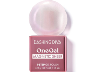 Dashing Diva One Gel Magnetic Sheer 1-Step Gel Polish, Iridescent Topper, 0.33 fl oz/10 mL - thumbnail 1