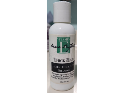Vitamin E Beautiful Ultra Thick Hair Shampoo, 4.8 fl oz/118 mL