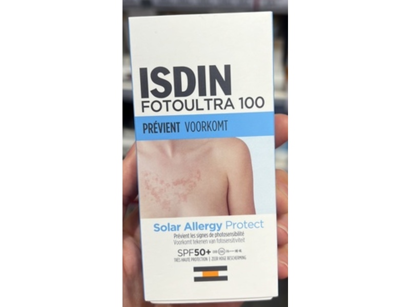 ISDIN FotoUltra 100 Solar Allergy Protect, SPF 50+ PA++++, 50 mL