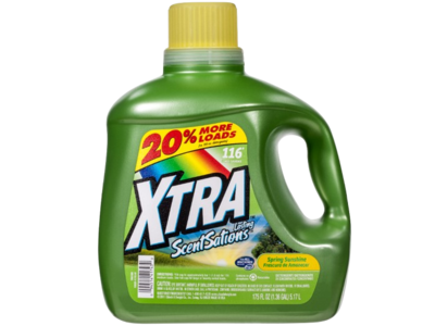 Xtra Lasting ScentSations Laundry Detergent, Spring Sunshine, 116 Loads, 175 fl oz/5.17 L