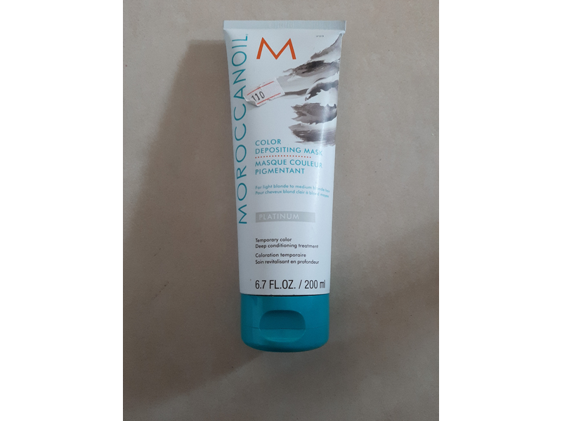 Moroccanoil Color Depositing Mask, Platinum, 6.7 fl oz/200 mL
