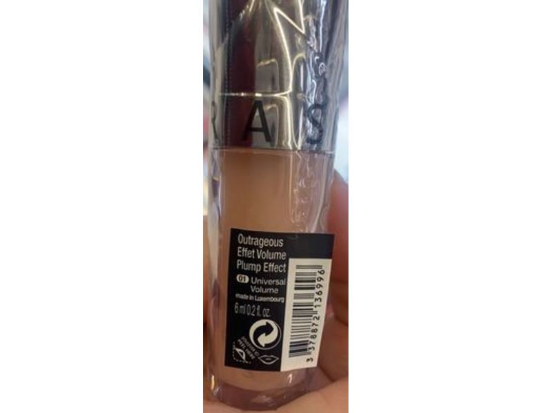 Sephora Collection Outrageous Plump Lip Gloss, 01 Universal Volume, 0.2 fl oz/6 mL