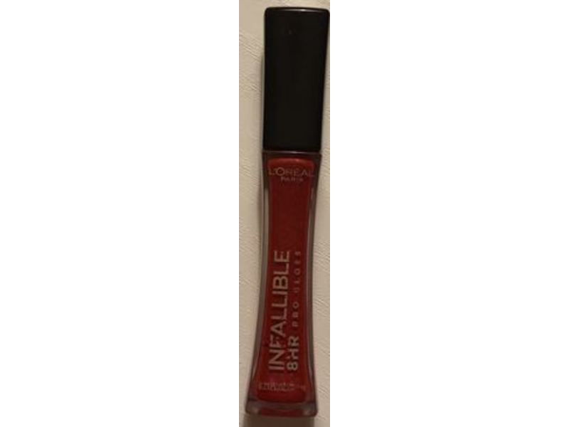 L'Oral Paris Infallible Pro Gloss, 315 Rebel Red, 0.21 fl oz/6.3 mL