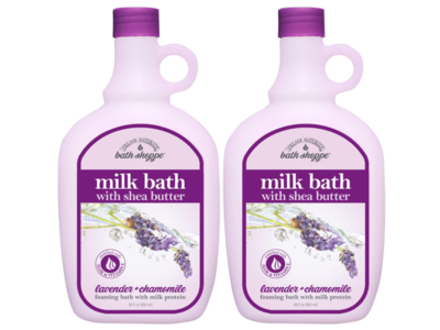 Village Naturals Milk Bath Shea Butter Body Wash, Lavender + Chamomile, 28 fl oz/825 mL, Pack Of 2