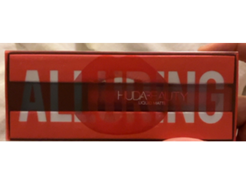 Huda Beauty Matte Liquid Lipstick, Alluring Full Size 0.17 fl oz/ 5mL