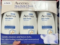 Aveeno Skin Relief Body Wash, 18 fl oz/532 mL, Pack Of 3 - Image 4