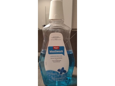 Winco Foods Mouthwash, Peppermint, 33.8 fl oz/1 L