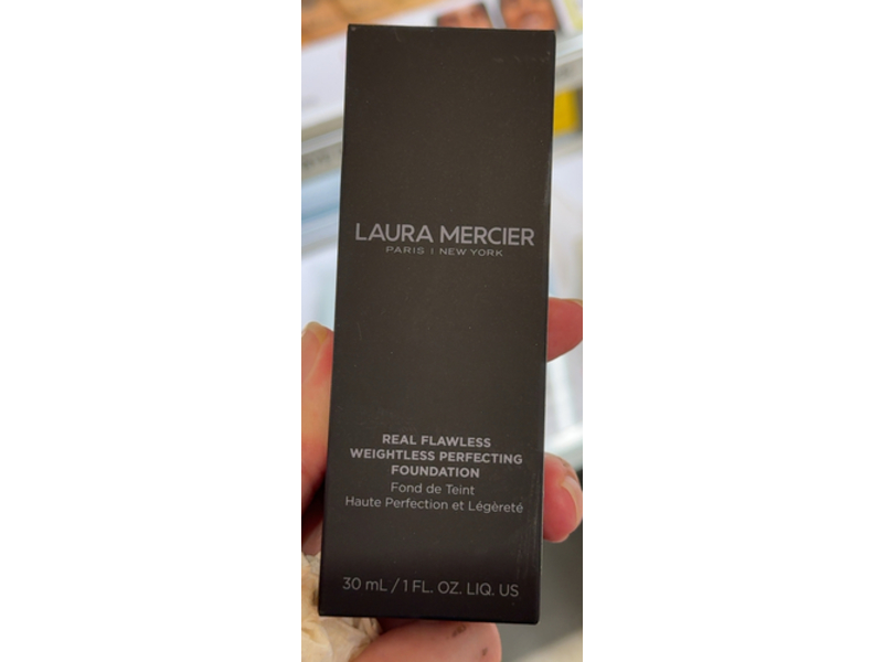 Laura Mercier Real Flawless Weightless Perfecting Foundation, 1W1 Cashmere, 1 fl oz/30 mL